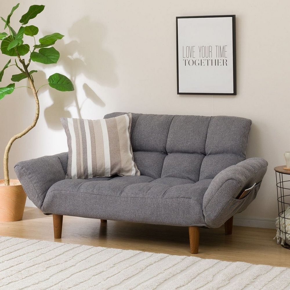 ◆獨立筒坐面矮沙發 POCKET O GY NITORI宜得利家居