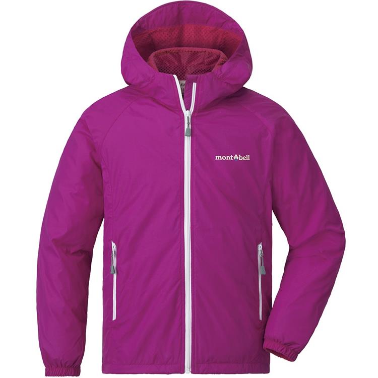 montbell jacket purple and pink