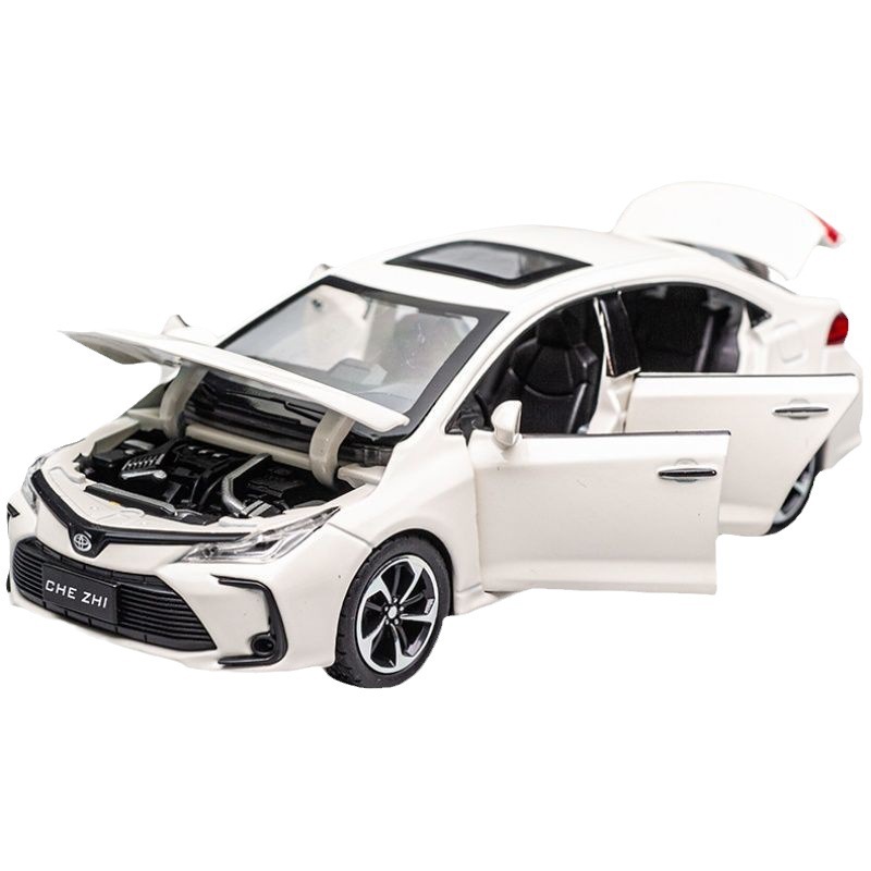 【精準模擬】1:32豐田卡羅拉車模 合金車模 聲光回力 玩具收藏 模型飾品