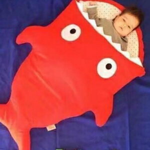美麗大街【HB107041334】嬰兒睡袋防踢被寶寶鯊魚睡袋 (小號)