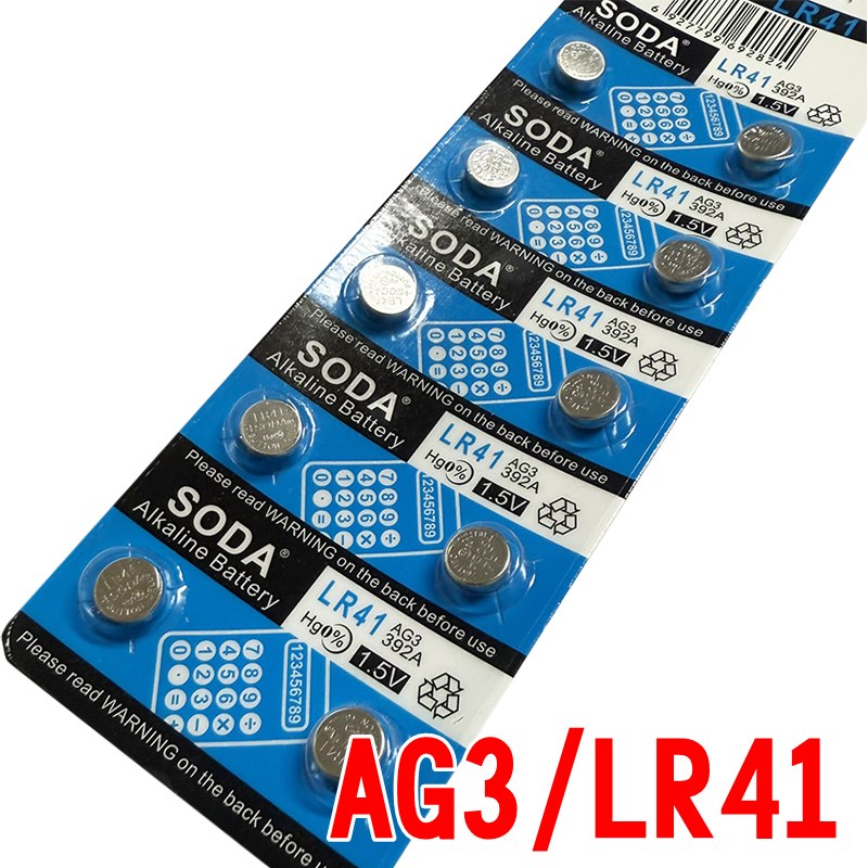 【珍愛頌】I012 鈕扣電池 AG3 LR41 水銀電池 手錶電池 手電筒 鑰匙圈 手錶 392A V384 SR41