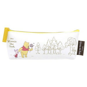 【震撼精品百貨】小熊維尼 Winnie the Pooh ~日本Disney迪士尼 小熊維尼與小豬 筆袋-森林*68818