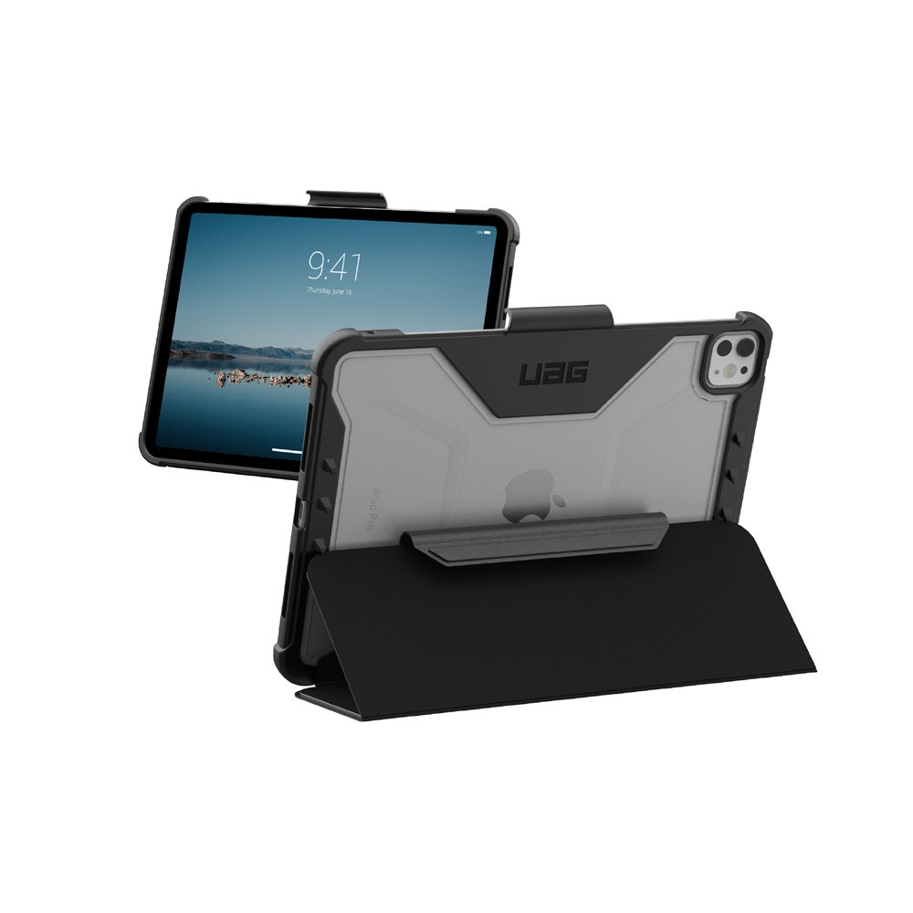 預購 平板保護殼 UAG iPad Pro 11吋(M4,2024)耐衝擊全透保護殼-黑 美國軍規 防摔殼 平板殼【愛瘋潮】