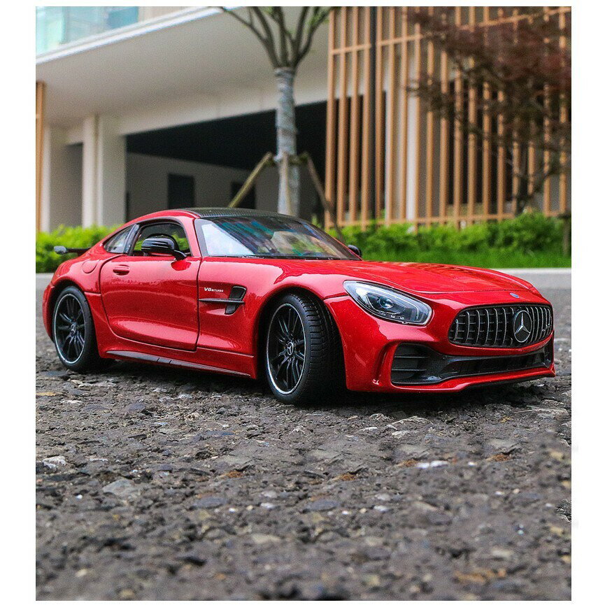 WELLY 威利 1:24 Mercedes-Benz 賓士 AMG GTR 跑車 超跑 合金 模型 汽車