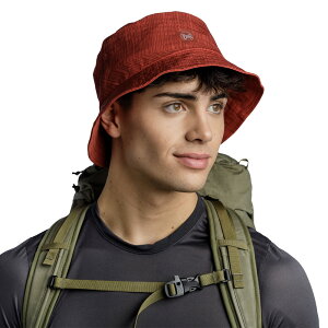 西班牙《BUFF》可收納漁夫帽 (BF122591-404-赭紅刷紋)