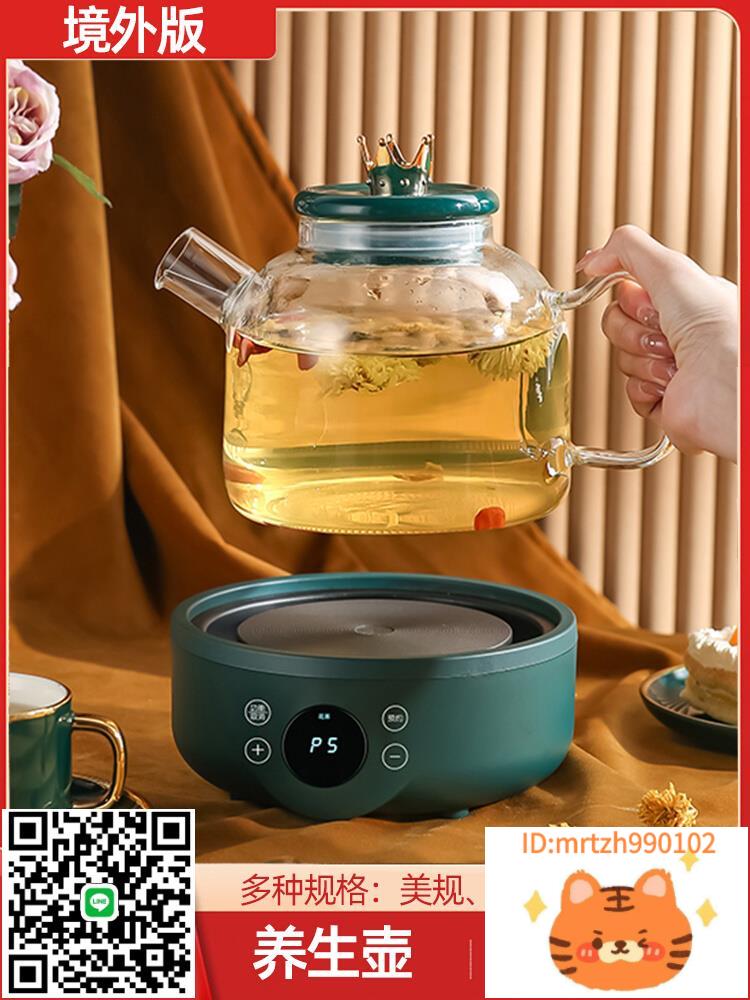 110v伏電壓養生壺美國出口臺灣加拿大小家電燒水煮茶壺家用多功能-杏奈生活舘