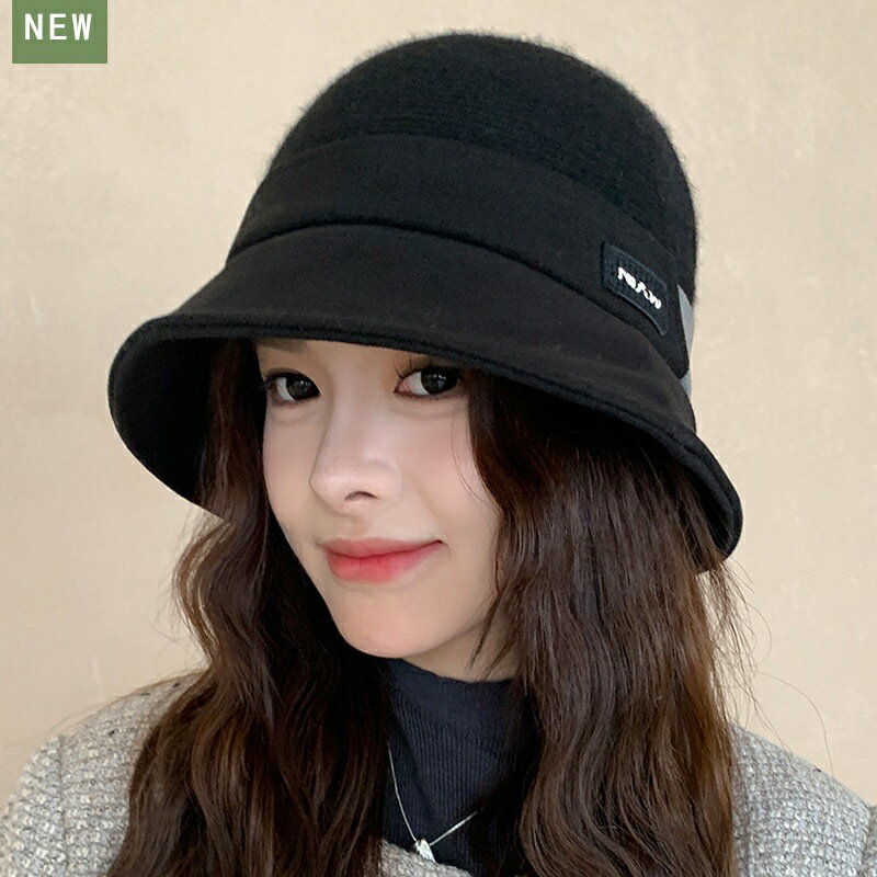 毛帽漁夫帽-韓系大頭圍文藝復古百搭小南瓜女帽子4色74ig53【獨家進口】【米蘭精品】