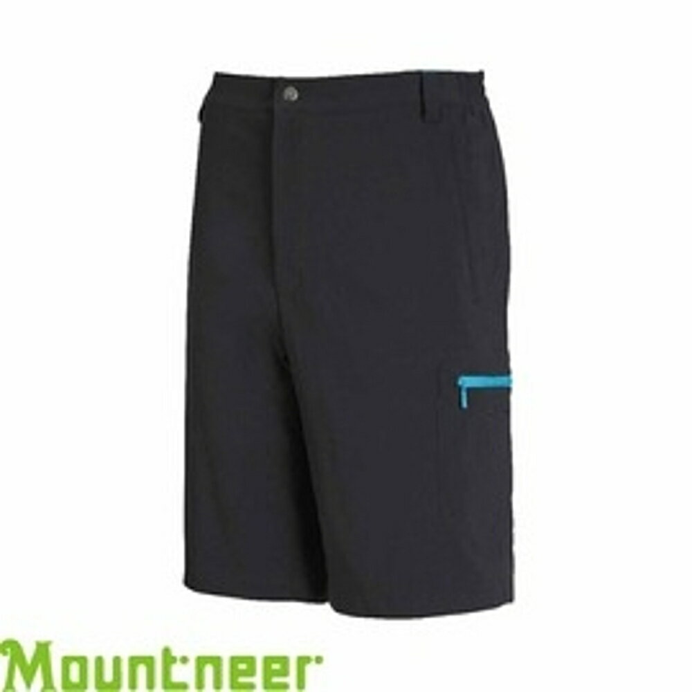 【Mountneer 山林 男 彈性抗UV短褲 深灰】21S71/休閒短褲/登山/休閒褲/吸濕排汗