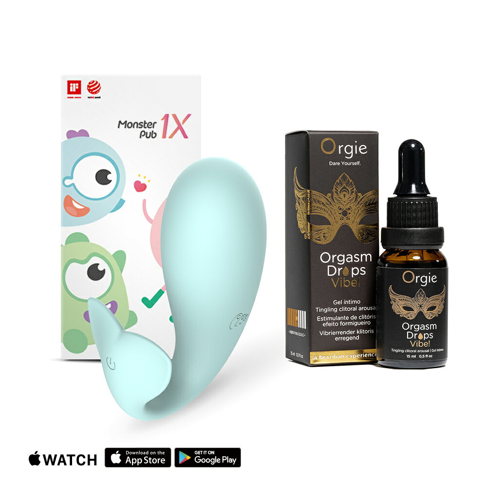 SISTALK小怪獸1X青春版鯨魚博士+ Orgie 小金瓶 女用快感高潮液 15ml