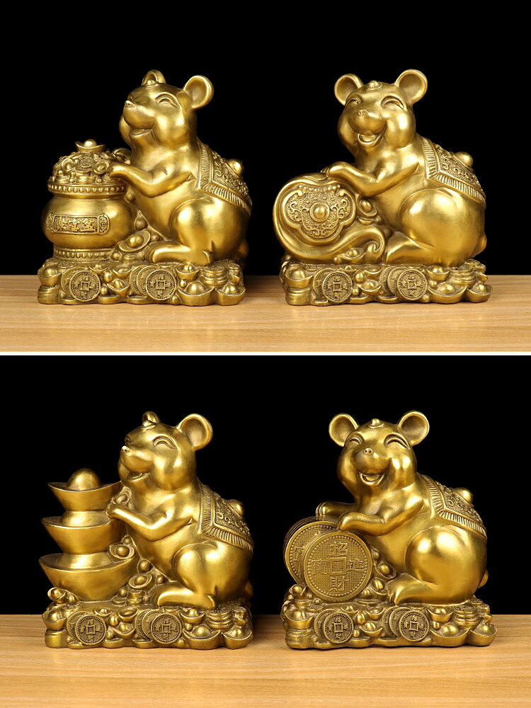 中式老鼠件五鼠財金袋玉米鼠十二生肖鼠件| 銀聯網日用品生活館| 樂天
