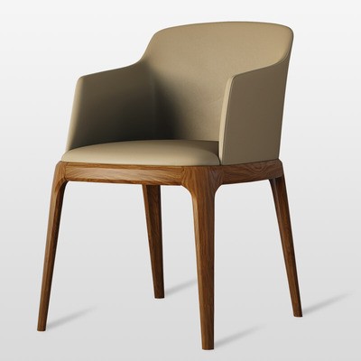 北歐餐椅家用餐廳實木椅子靠背凳子簡約休閑創意網紅輕奢椅子