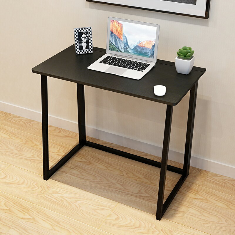 電腦桌臺式簡易可折疊寫字桌宿舍臥室學生書桌簡約現代家用小桌子