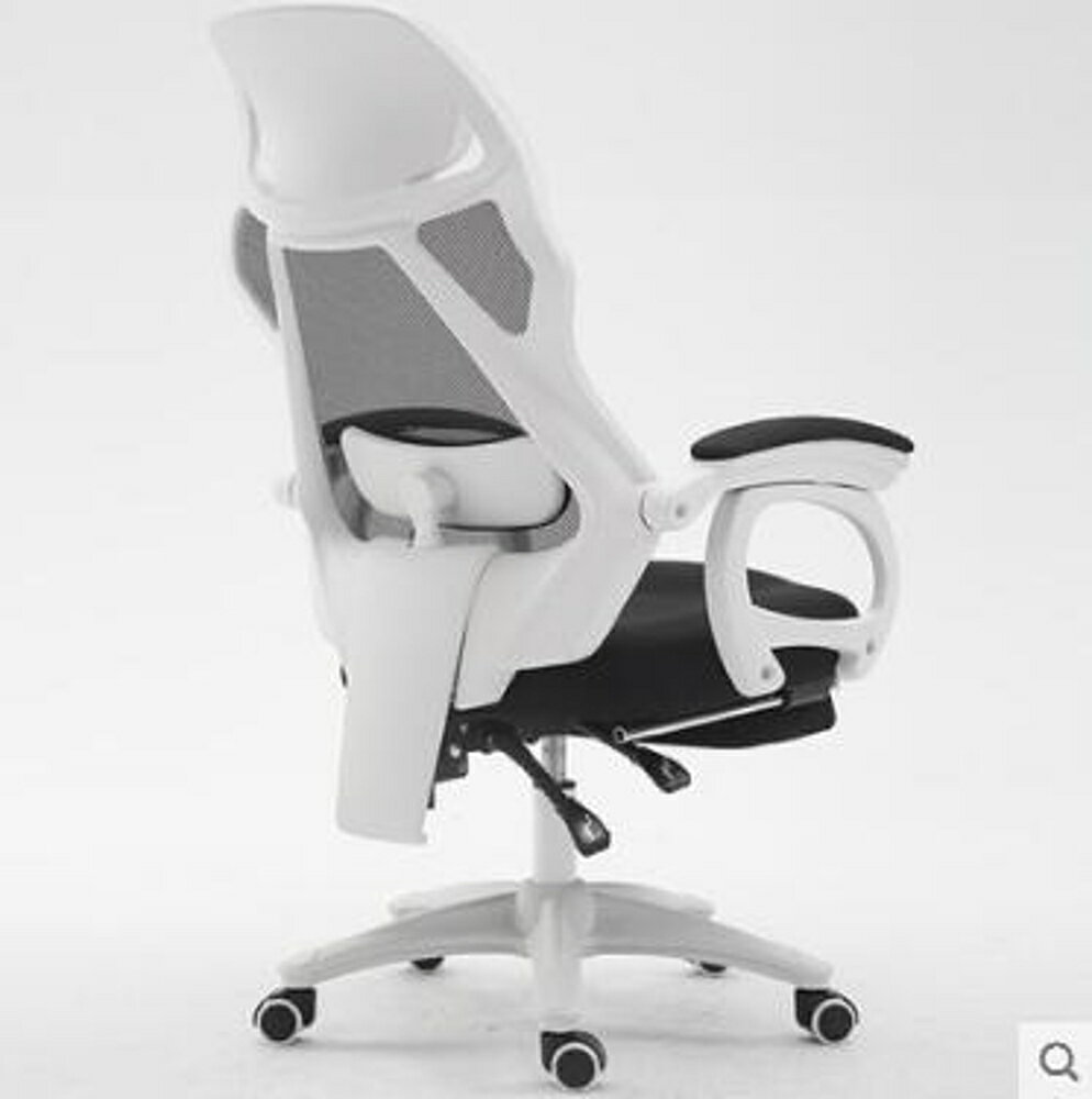 電腦椅家用辦公椅人體工學椅網布轉椅擱腳老闆椅子職員椅 LX 清涼一夏钜惠