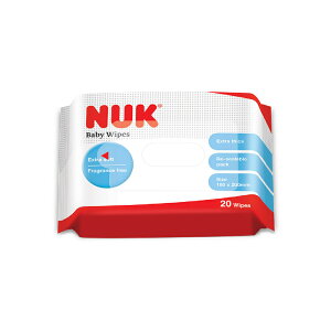 【NUK】濕紙巾 (20抽) 純水濕巾