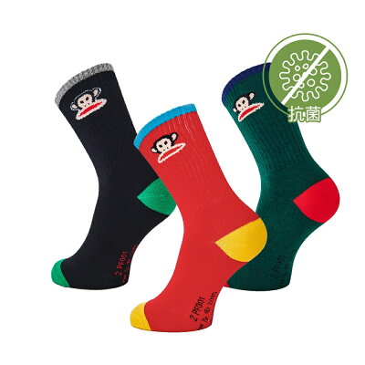 【ONEDER旺達】PAUL FRANK 抗菌羅紋中長襪 厚磅 女襪 PF001