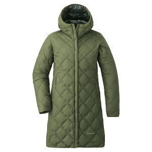 【【蘋果戶外】】mont-bell 1101631 OV 橄綠 女款 800FP 羽絨大衣 長版保暖外套 風衣 UL TRAVEL 羽絨外套