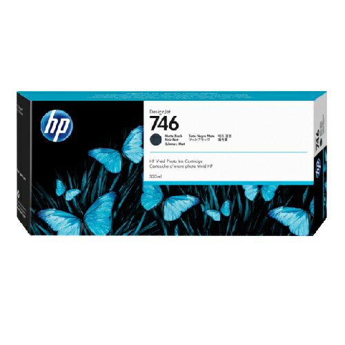 滿額現折220★【請先詢問貨況】HP No.746 300毫升 原廠消光黑色墨水匣 (P2V83A) 適用 DesignJet Z6/Z9+