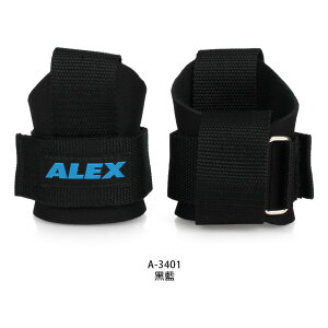 ALEX 護腕助力帶(一雙 台灣製 重量訓練 健身 硬舉 舉重 蹲舉 抓舉 健力【A-3401_1】≡排汗專家≡