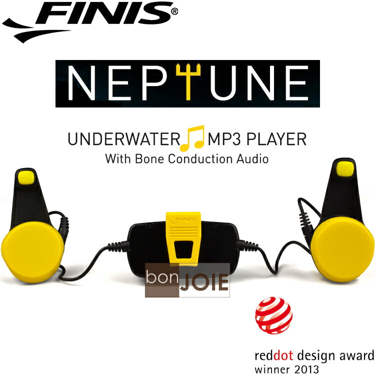 ::bonJOIE:: 美國進口 新款 FINIS Neptune V2 Underwater MP3 Player 防水隨身聽 (全新盒裝) (榮獲德國紅點設計大獎) 游泳用 骨傳導 水中 2