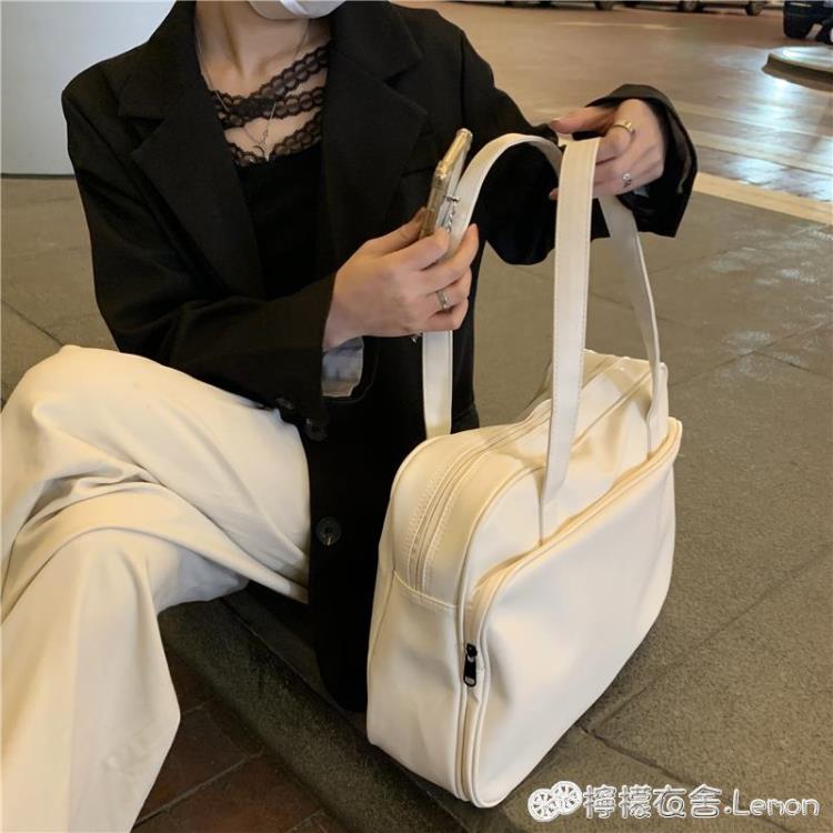 大容量托特包女短途出差旅行單肩大包包秋新款韓國行李包袋 全館免運