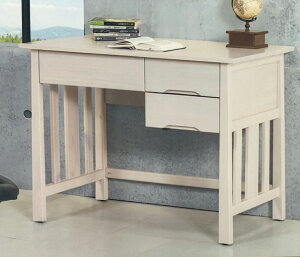 【尚品家具】662-50 白煙 象牙白3.5尺書桌