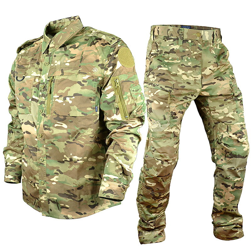 戶外休閑軍迷服飾全地形迷彩服套服男野戰多色套服戰術MC軍旅工裝