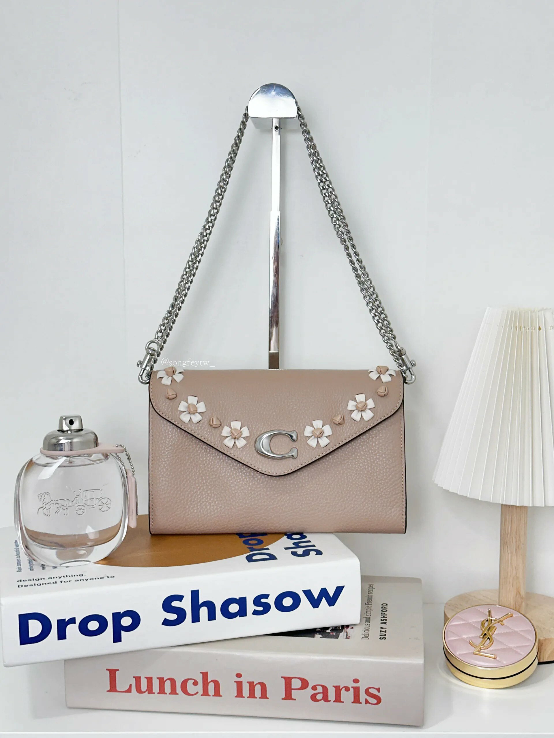 美國代購🇺🇸台灣現貨 Coach Tammie 雕花系列 WOC包 兩用鏈包