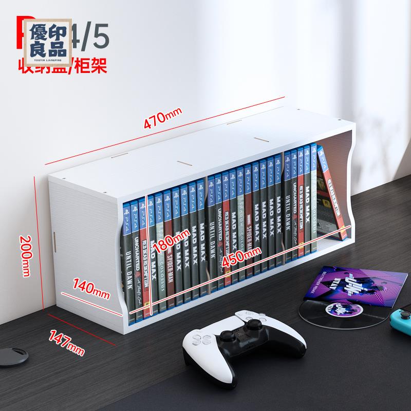 附發票木質CD收納架 PS4遊戲碟片架 桌面CD架 遊戲光碟架子 展示支架 收納盒工廠現貨 全館折扣 店長優選 特惠/售後保障y556