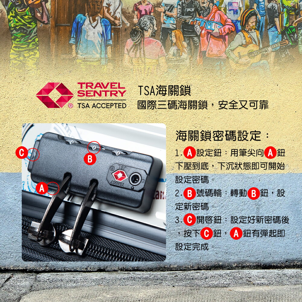 【ALLDMA 鷗德馬】20吋登機箱、郵戳箱、大理石紋、防爆拉鏈、TSA海關鎖、掛包扣、飛機輪、耐摔耐刮、可加大、多色可選 5