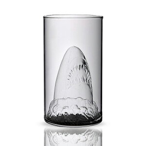 大鯊魚杯個性創意杯子紅酒杯啤酒杯酒吧杯透明雙層玻璃水杯玻璃杯