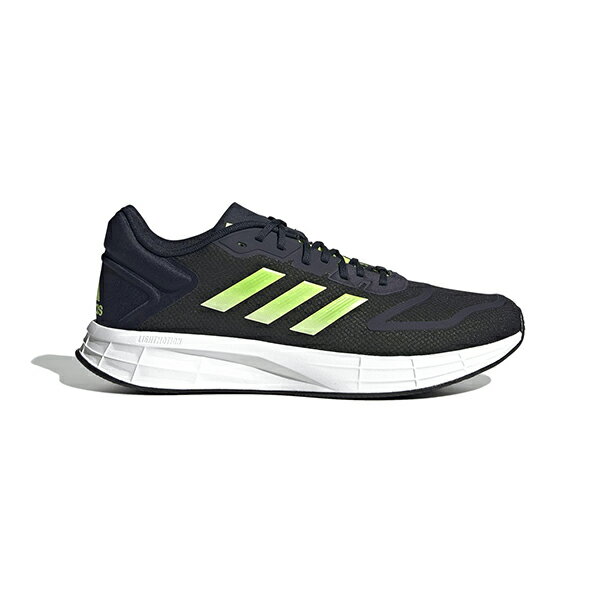【ADIDAS】愛迪達 DURAMO 10 慢跑鞋 運動鞋 黑綠 男鞋 -GW8337