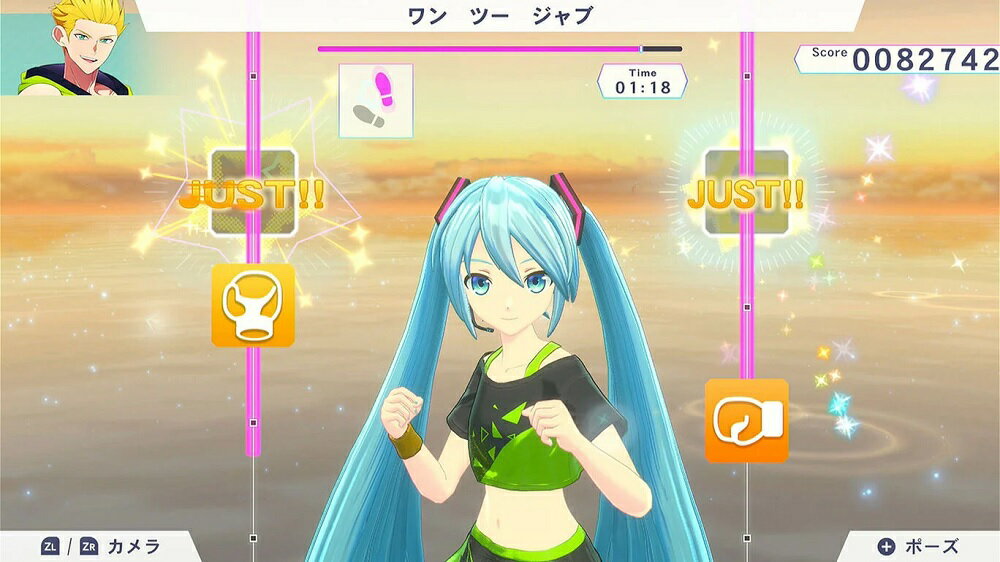 【御玩家】NS Switch 健身拳擊 feat. 初音未來 -與未來一起鍛鍊- 減重拳擊 中文版 [預購7/12發售] 6