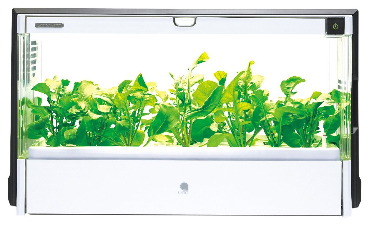 日本Uing Green Farm UH-A01E1 家用水耕種植種菜機LED光照半密閉家用 
