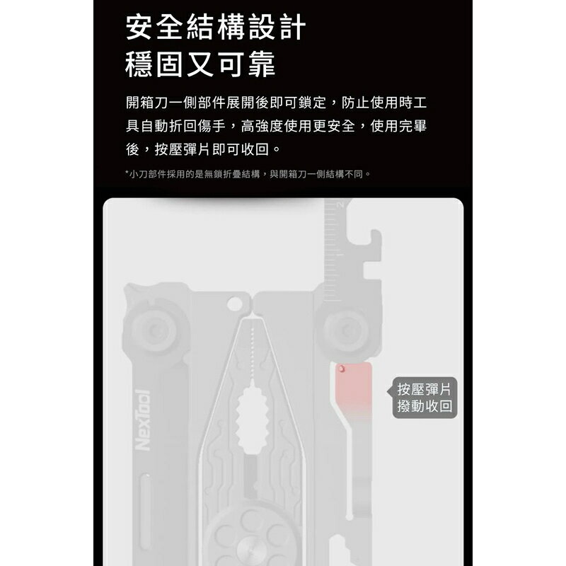 強強滾生活 小米有品 納拓銀翼EDC工具 8