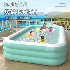 嬰兒童充氣游泳池家庭超大型海洋球池加厚家用大號成人戲水池