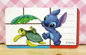 【震撼精品百貨】Stitch 星際寶貝史迪奇 卡片-烏龜 震撼日式精品百貨