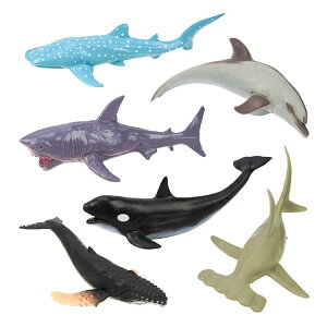 6入仿真海洋動物模型(小隻)(硬材質)(安全塑料)【888便利購】