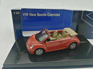 1:43 AUTOart 大眾 new beetle 甲殼蟲 敞篷 綠色 合金汽車模型