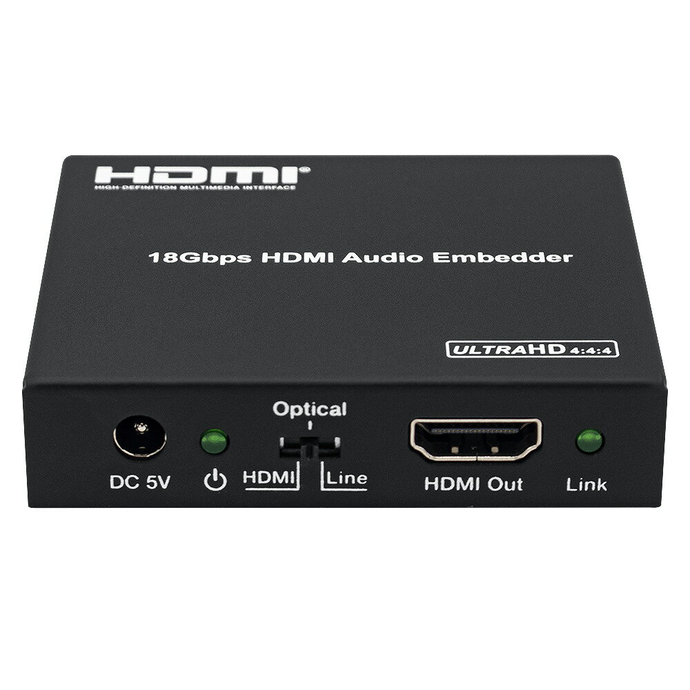 HDMI Audio Embedded Device 單口音頻嵌入 音訊合成 4K60HZ