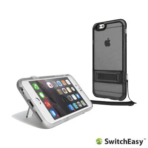 強強滾p-SwitchEasy iPhone6Plus/ 6SPlus (5.5吋）Play可橫放 支架保護殼 含吊飾孔