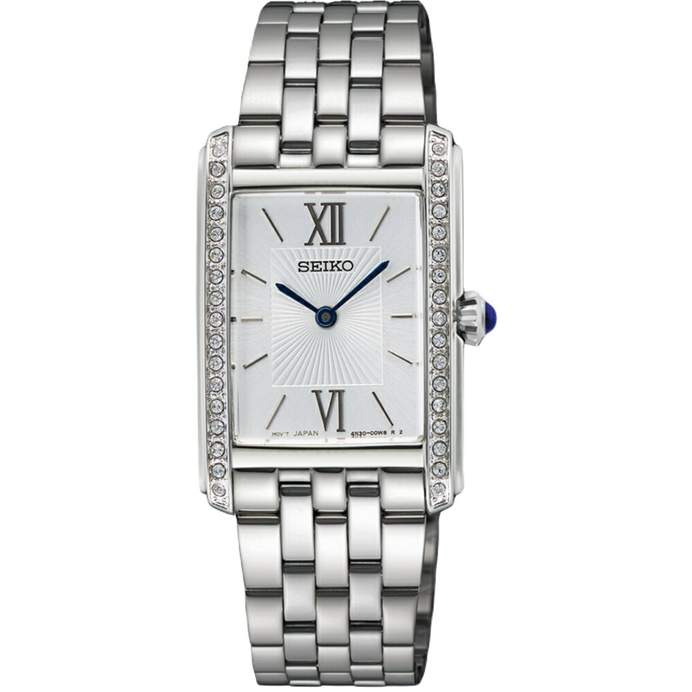 送禮首選★SEIKO 精工 CS系列 簡約方形女錶SEIKO 精工 Lady 優雅晶鑽手錶 SWR091P1/4N30-00R0S  SK005 附提袋【全館滿額折價★APP下單點數4倍送】線上購買享_實體門市同步服務