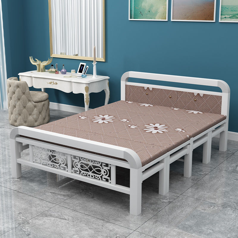 折疊床午休床單人床雙人床成人家用簡易木板床鐵床1米1.2米1.5米
