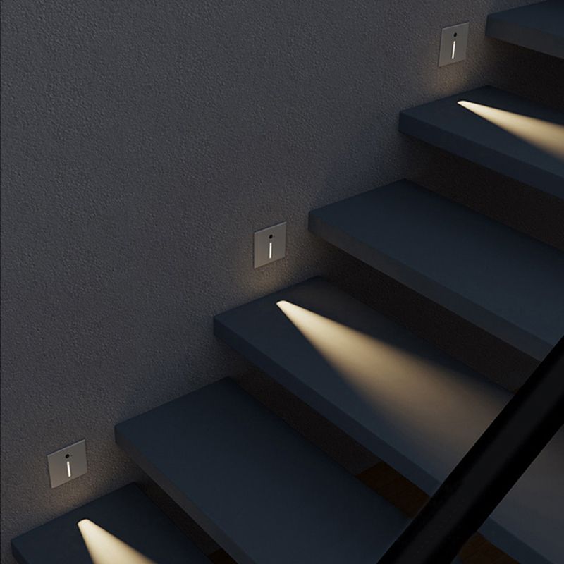 【台灣公司 超低價】86型嵌入式人體感應地腳燈磁吸走廊過道墻角踢腳樓梯踏步起小夜燈 3