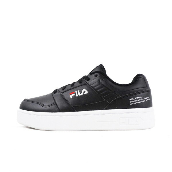 Fila Smash L [4-C901W-011] 男女 休閒鞋 基本款 厚底 增高 皮革 經典 黑