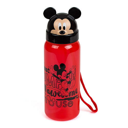 【震撼精品百貨】Micky Mouse 米奇/米妮 DISNEY迪士尼米奇造型頭掀蓋吸管水壺*00274 震撼日式精品百貨