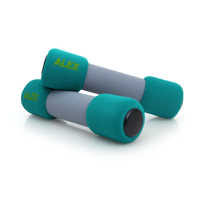 ≡排汗專家≡【C-0705】ALEX 5LB(磅) 無套啞鈴(韻律 有氧 健身器材 一對2.2KG 免運 1