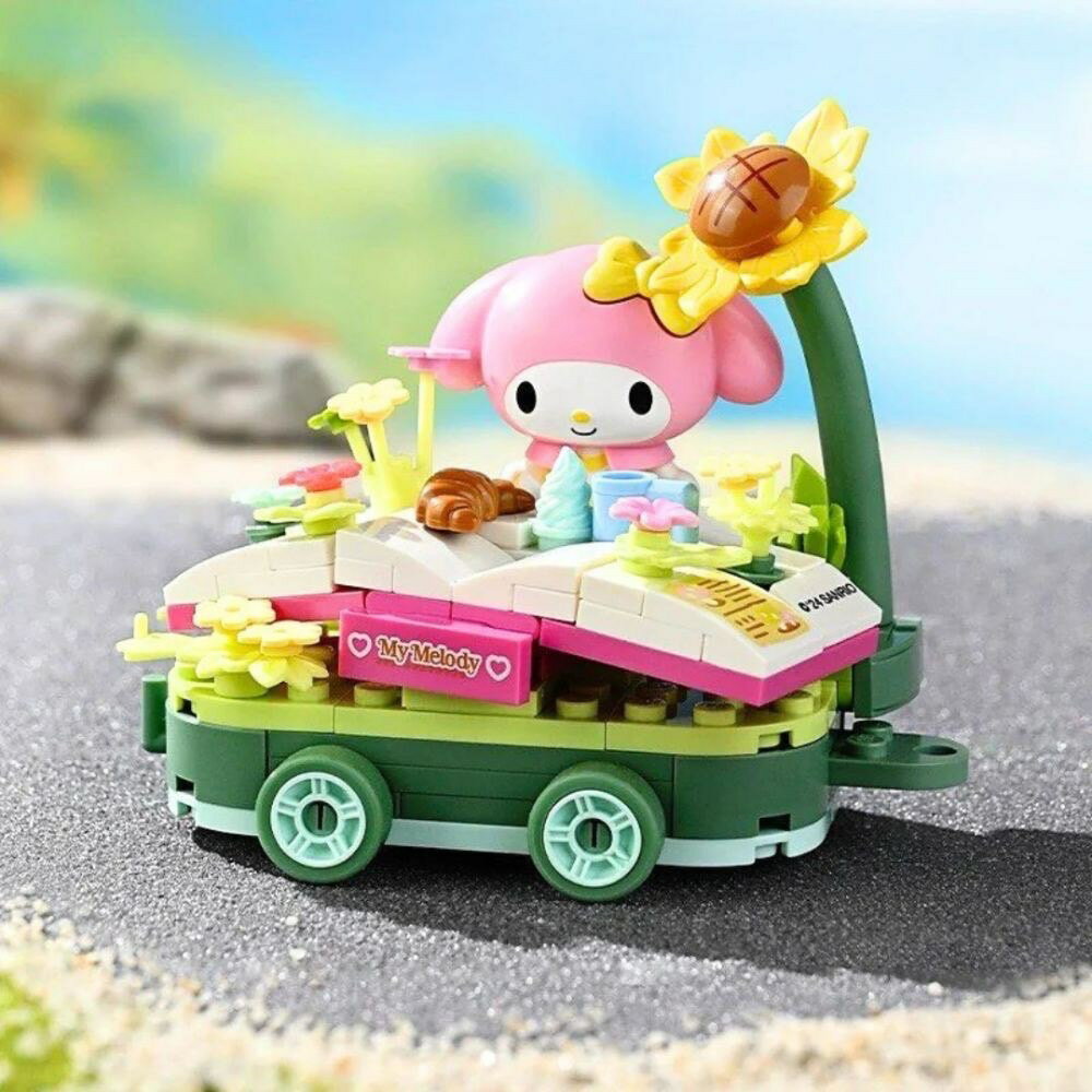 【震撼精品百貨】美樂蒂 My Melody ~日本三麗鷗SANRIO 美樂蒂 QMAN積木 花車遊行系列*30805