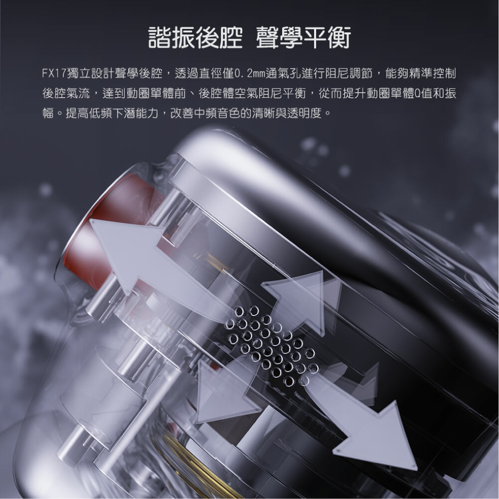 FiiO FX17 鈦金屬外殼 鋰鎂合金動圈 Hi-Res認證 MMCX 可換線耳機 | 金曲音響 5