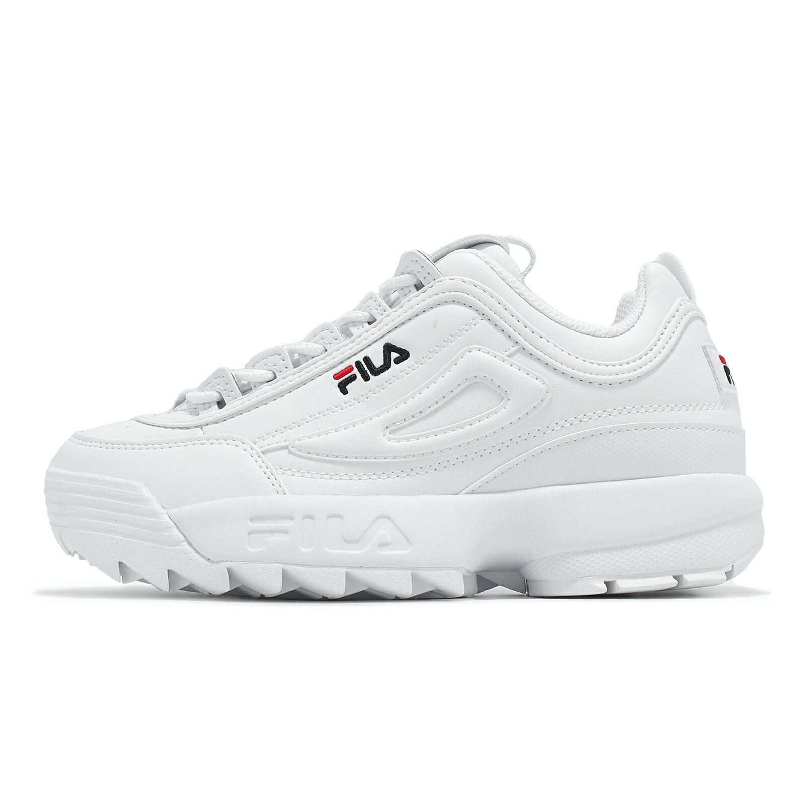 Fila 休閒鞋 Disruptor LL 1998 男鞋 女鞋 白 厚底 增高 鋸齒底 老爹鞋 斐樂 4C608Y121