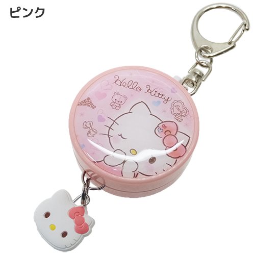 大賀屋 日貨 Hello Kitty 警報器 粉 防狼 兒童吊飾 揚聲器 吊飾 三麗鷗 凱蒂貓 KT J00014979